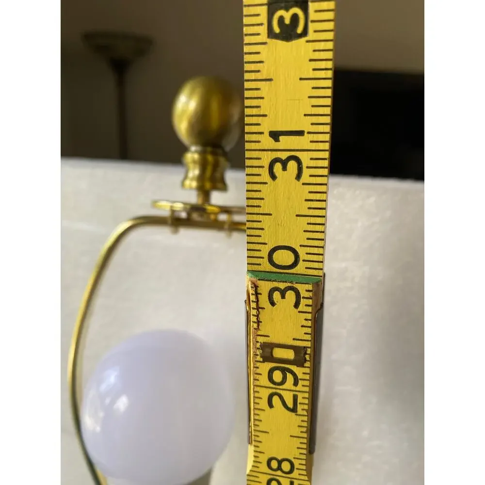 Elegant Gold Table Lamp with Gold Sculptural Metal Body Modern Acrylic Base